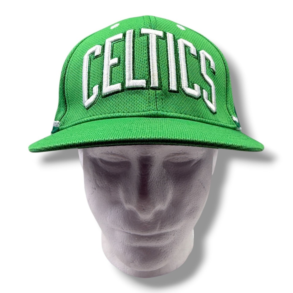 Mitchell & Ness Boston Celtics Hardwood Classics Snapback Hat Green Mesh NBA